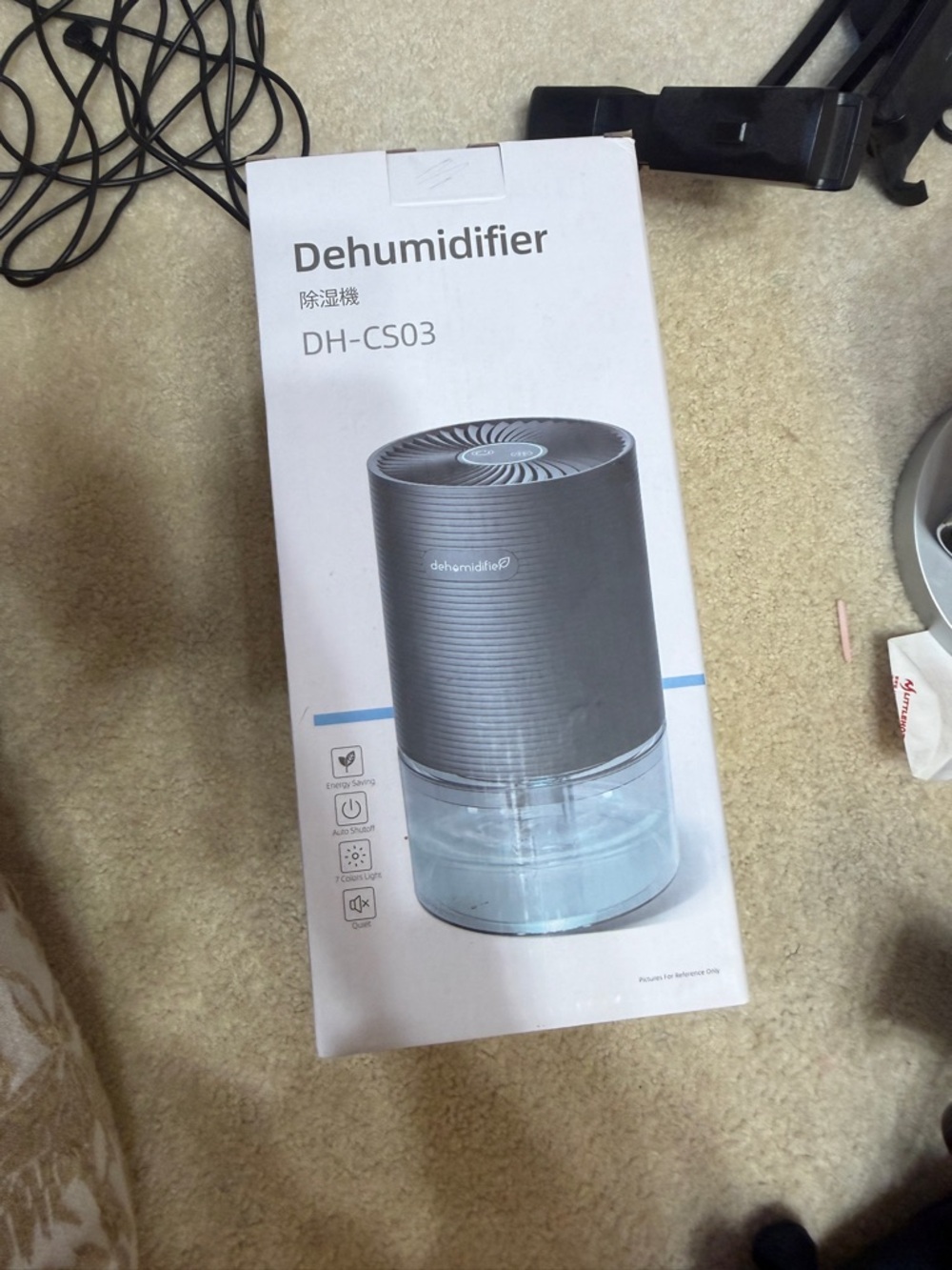 New Compact Gray Dehumidifier DH-CS03
